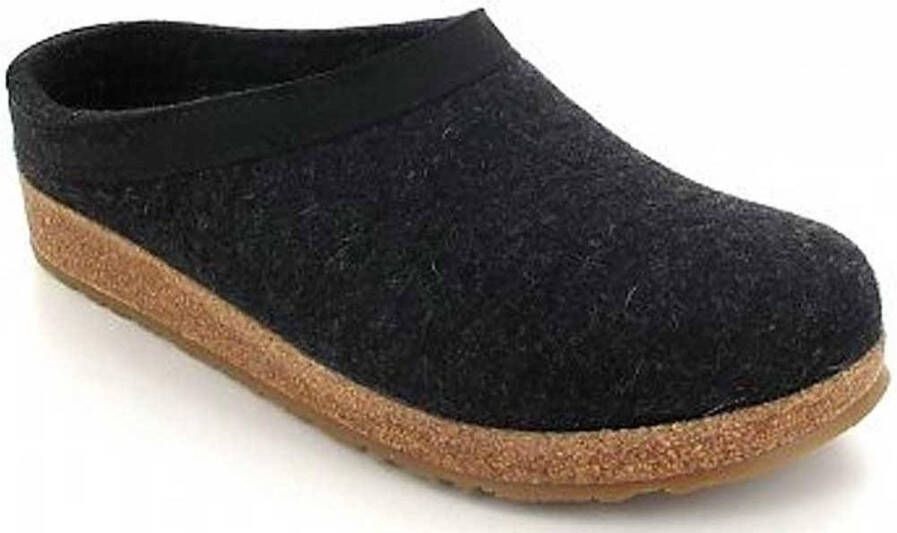 Haflinger Grizzly Torben Pantoffels Dames Pantoffels Heren Graphit