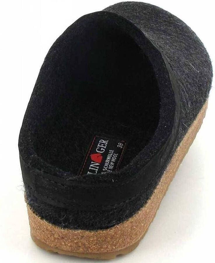 Haflinger Grizzly Torben Pantoffels Pantoffels Graphit - Foto 3