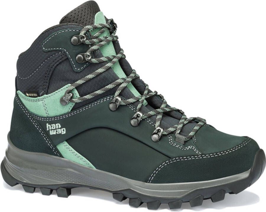 Hanwag Banks Lady GTX Wandelschoenen Dames Petrol Mint