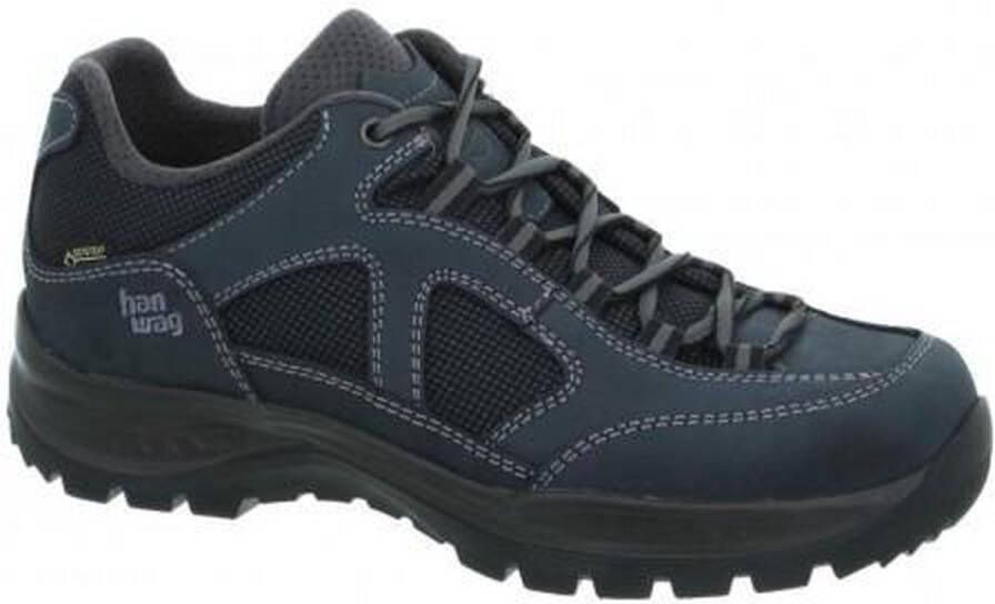 Hanwag Gritstone II Wide GTX Wandelschoen Dames Vrouwen navy donkergrijs