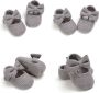 Happy Alpaca Babyschoenen Baby schoentjes Zomer Sloffen Grijs 0-3 maand 0-6 maanden - Thumbnail 2