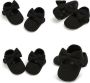 Happy Alpaca Babyschoenen Baby schoentjes Meisje Zomer Sloffen Zwart 12-15 maanden - Thumbnail 2