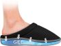 Happy Soles Happy Shoes comfort gel slippers – zwart – – pantoffels gelzool gel sloffen - Thumbnail 3