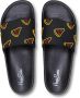 Happy Socks Pool Slider Pizza Slice Zwart Heren - Thumbnail 2
