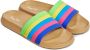 Happy Socks Slippers in colour-blocking-design model 'STRIPE' - Thumbnail 3