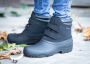 Harry's Horse Stalschoenen Flock Zwart - Thumbnail 3