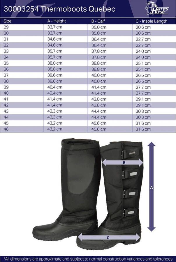 Harry's Horse Thermolaars Quebec 32 Zwart - Foto 5