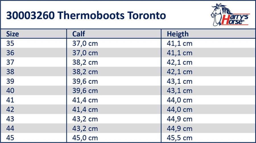 Harry's Horse Thermolaars Toronto Zwart