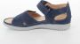 Hartjes 132.1113 99~~~~~~~~~~~~~~~~~~~ Platte sandalenDames Sandalen Blauw - Thumbnail 6