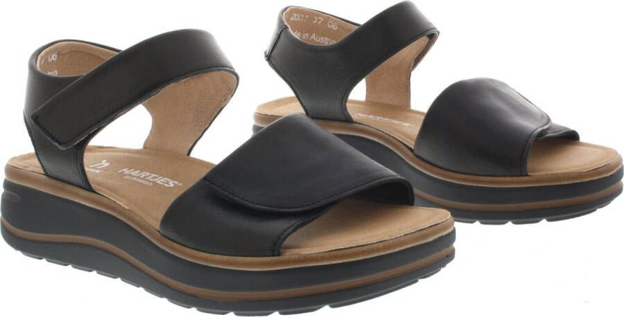 Hartjes 132.2002 10 01.00 H Dames Sandalen Zwart