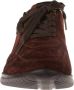 Hartjes Vrouwen Suède Lage sneakers Damesschoenen 112862 Roodbruin - Thumbnail 5