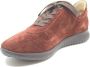 Hartjes Vrouwen Suède Lage sneakers Damesschoenen 112862 Roodbruin - Thumbnail 11