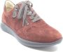 Hartjes Vrouwen Suède Lage sneakers Damesschoenen 112862 Roodbruin - Thumbnail 7