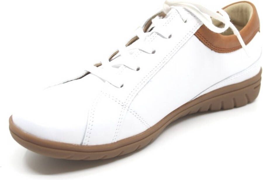 Hartjes 162.0826 99 Dames veterschoenen Wit beige - Foto 4