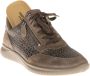 Hartjes 162.1141 34 35.38 Taupe combi sneaker met rits wijdte G ½ - Thumbnail 3