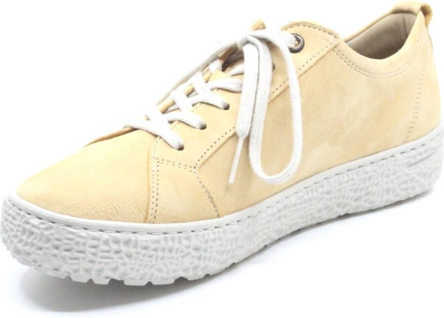 Hartjes 162.1425 162.1425 20 50.00 Gele chroomvrije dames sneakers wijdte H - Foto 4