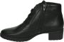 Hartjes 172.0132 99~~~~~~~~~~~~~~~~~~~ Hoge sneakersVeterlaarzenDames veterschoenenDames sneakersHalf-hoge schoenen Zwart - Thumbnail 3