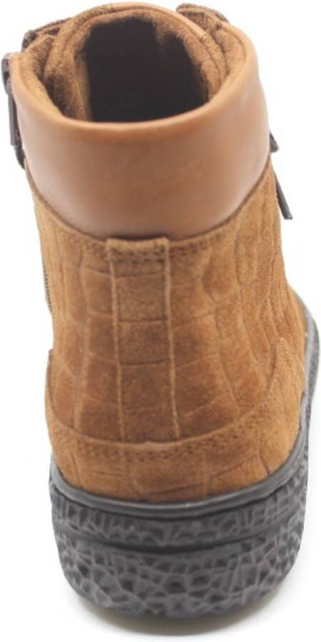 Hartjes 172.1419 99 53.53 Cognacbruine dames veterboots wijdte H - Foto 3