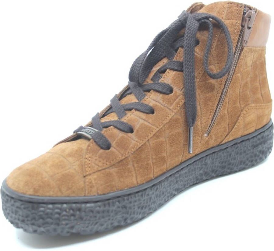 Hartjes 172.1419 99 53.53 Cognacbruine dames veterboots wijdte H - Foto 4