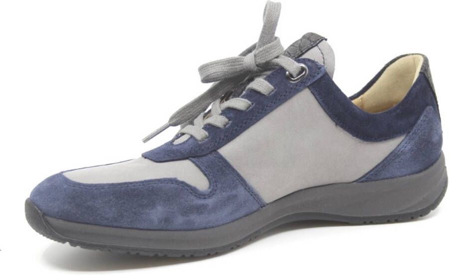 Hartjes 262.2318 262.2318 32 48.45 Blauw combi extra smalle dames sneaker wijdte D - Foto 2