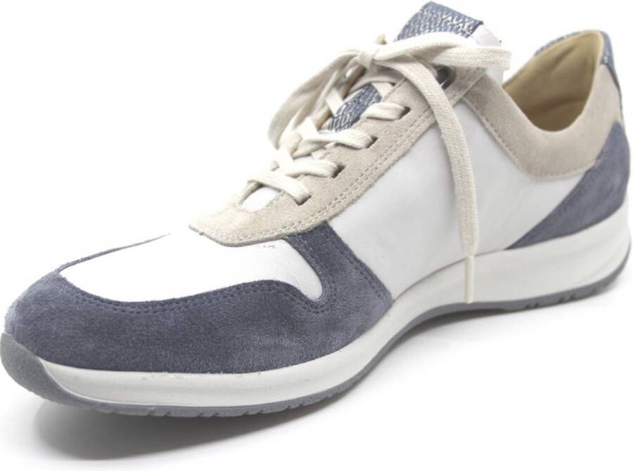 Hartjes 262.2318 31 23.17 Extra smalle Blauw combi sneaker wijdte D