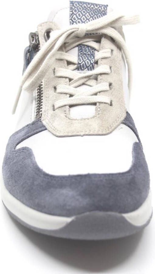 Hartjes 262.2318 31 23.17 Extra smalle Blauw combi sneaker wijdte D