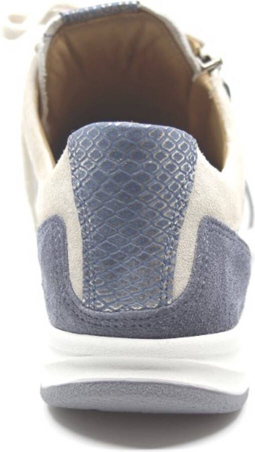 Hartjes 262.2318 31 23.17 Extra smalle Blauw combi sneaker wijdte D