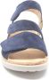 Hartjes 132.1135 73 33.47 Blauwe Dames Sandalen wijdte G - Thumbnail 6