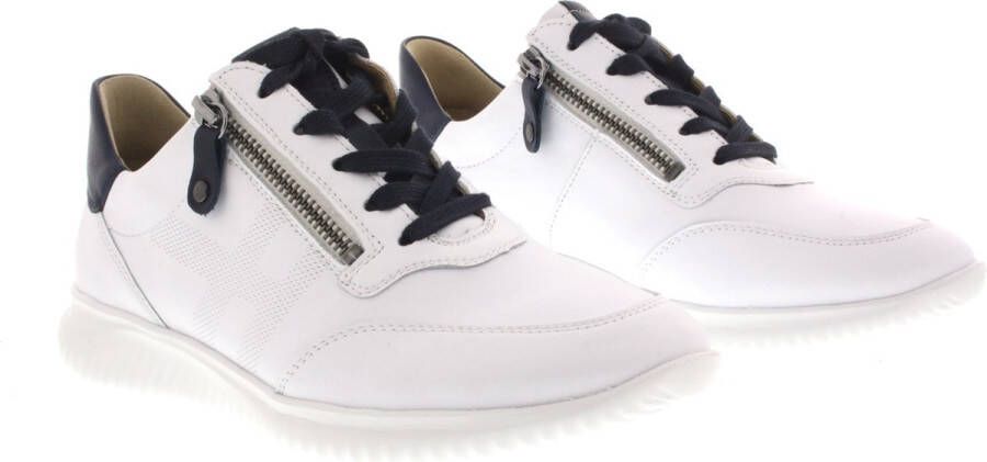 Hartjes 162.1138 witte sneaker met rits en uitneembaar voetbed - Foto 5
