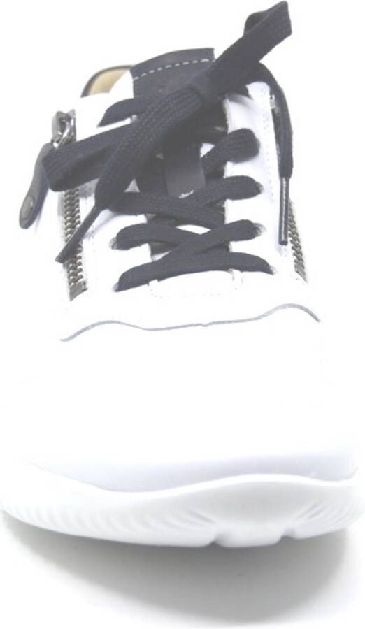 Hartjes 162.1138 witte sneaker met rits en uitneembaar voetbed - Foto 9