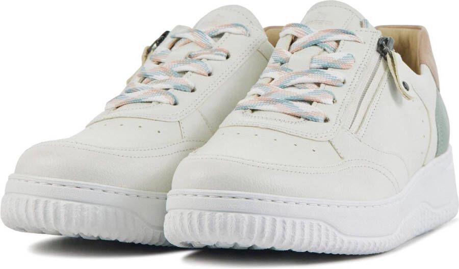 Hartjes Dames Veterschoenen Boogie Shoe Off White