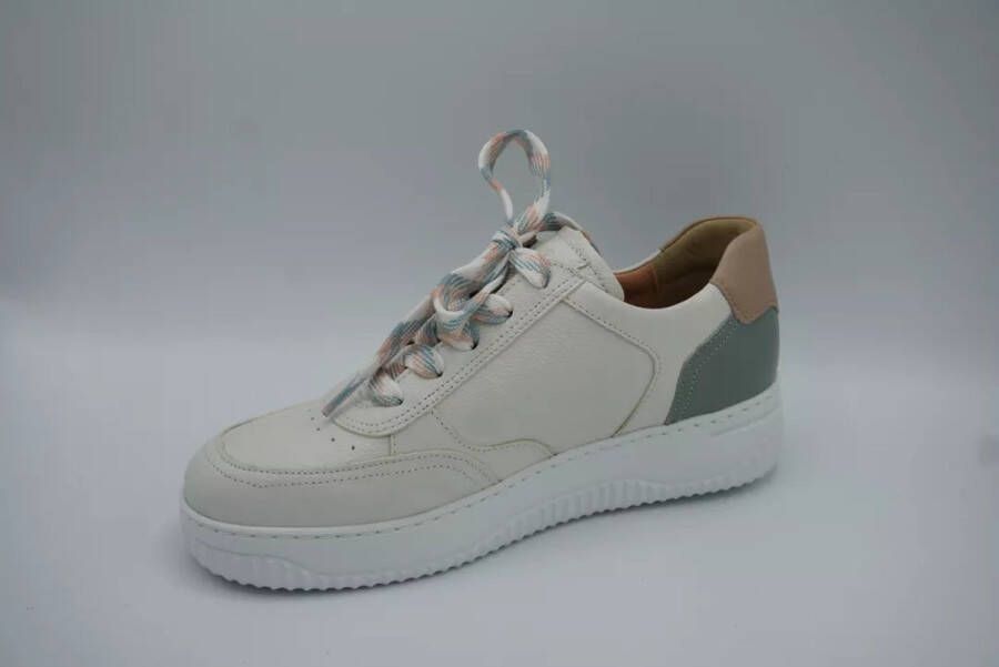 Hartjes Dames Veterschoenen Boogie Shoe Off White