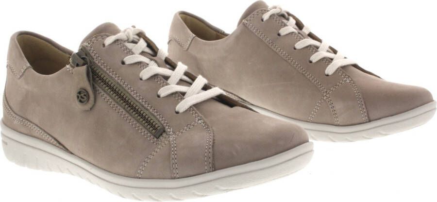 Hartjes Sneakers Dames Lage sneakers Damesschoenen Suède 162.0883 Taupe + - Foto 8