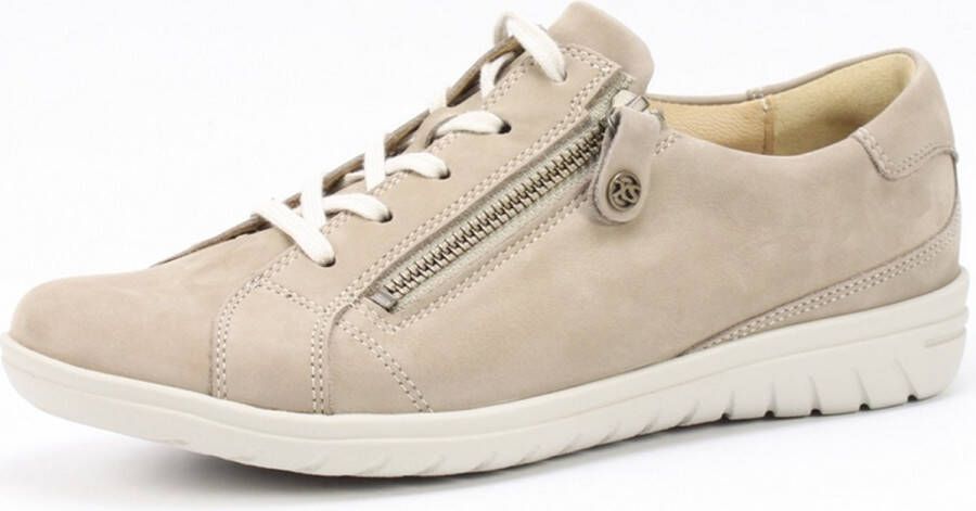 Hartjes Sneakers Dames Lage sneakers Damesschoenen Suède 162.0883 Taupe + - Foto 12