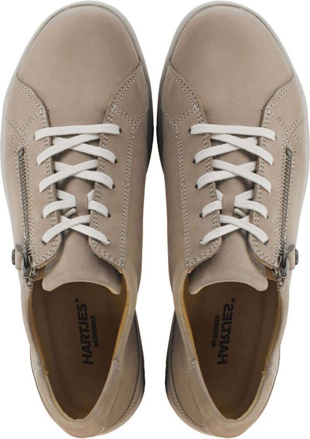 Hartjes Sneakers Dames Lage sneakers Damesschoenen Suède 162.0883 Taupe + - Foto 13