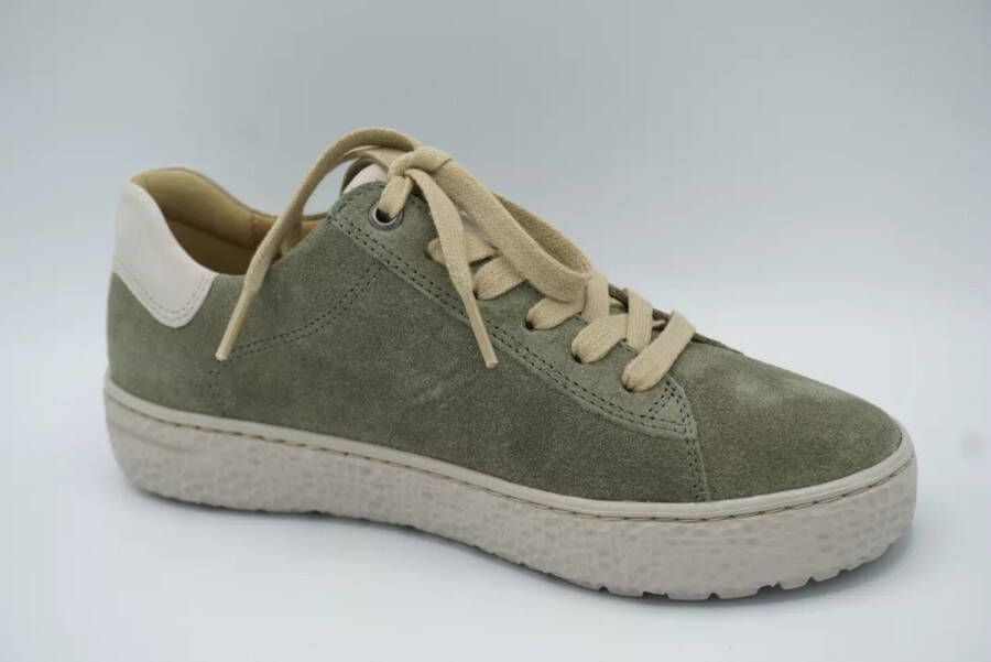 HARTJES Lage Sneakers Dames Phil Maat: 41 Materiaal: Suède Kleur: Groen
