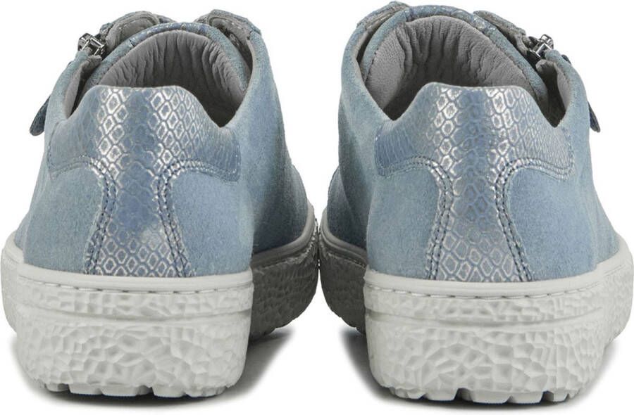 Hartjes Dames Veterschoenen Phil Shoe Heaven Aqua Lichtblauw