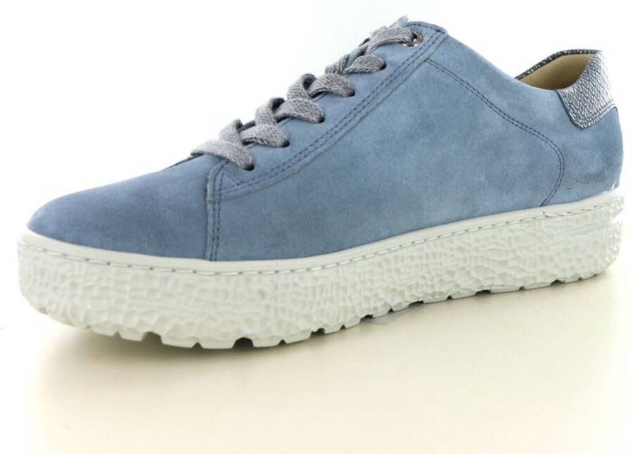 Hartjes Dames Veterschoenen Phil Shoe Heaven Aqua Lichtblauw
