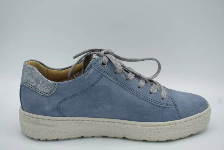 Hartjes Dames Veterschoenen Phil Shoe Heaven Aqua Lichtblauw