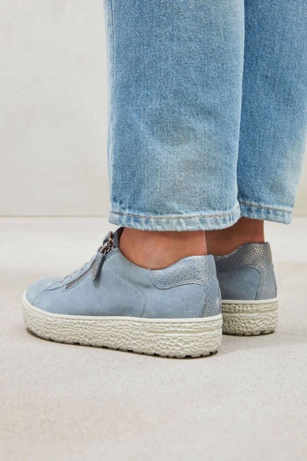 Hartjes Dames Veterschoenen Phil Shoe Heaven Aqua Lichtblauw