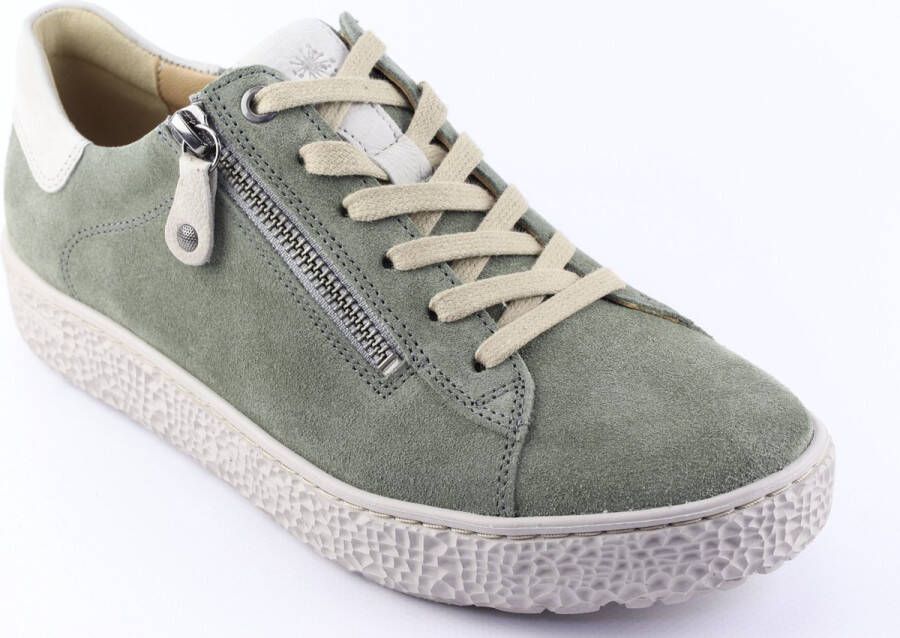 Hartjes Dames Veterschoenen Phil Shoe Taupe Khaki