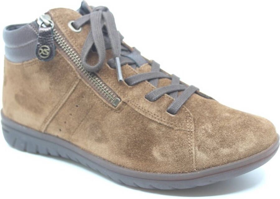 Hartjes Sneakers Dames Lage sneakers Damesschoenen Suède 1720835 Cognac - Foto 12