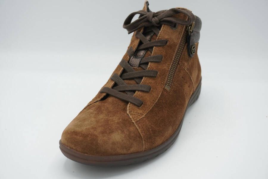 Hartjes Sneakers Dames Lage sneakers Damesschoenen Suède 1720835 Cognac - Foto 13