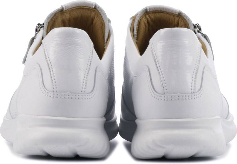 HARTJES Lage Sneakers Dames 162.1124 Maat: 41 Materiaal: Leer Kleur: Wit - Foto 5