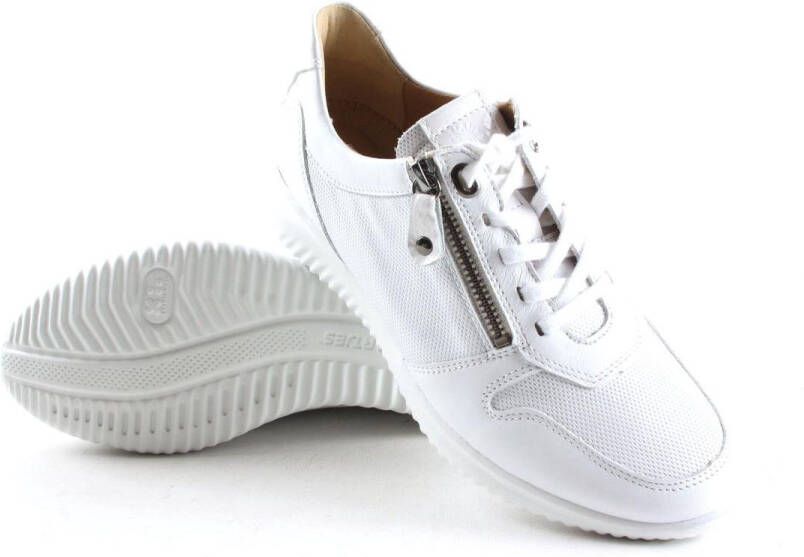 HARTJES Lage Sneakers Dames 162.1124 Maat: 41 Materiaal: Leer Kleur: Wit - Foto 9
