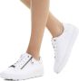 Hartjes Sneakers Dames Lage sneakers Damesschoenen Suède 1621409 Wit - Thumbnail 9