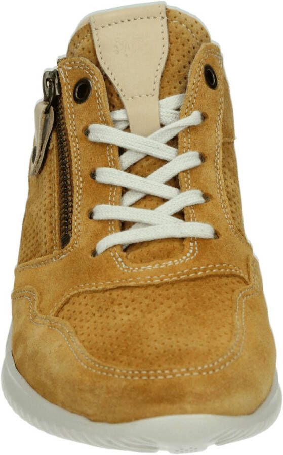 Hartjes Sneakers Dames Lage sneakers Damesschoenen Suède 112062 Okergeel
