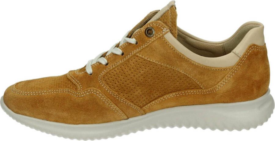 Hartjes Sneakers Dames Lage sneakers Damesschoenen Suède 112062 Okergeel