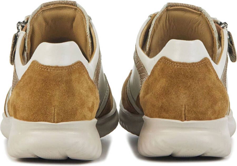 Hartjes Sneakers Dames Lage sneakers Damesschoenen Suède 162.1131 Taupe