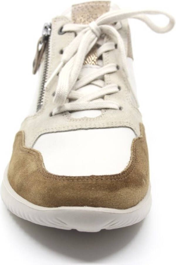 Hartjes Sneakers Dames Lage sneakers Damesschoenen Suède 162.1131 Taupe